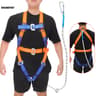 4850 Lbs Heavy Duty Safety Harness With Hook  Fall Protection Belt For AC Installation Roofing  Hig 6