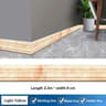 906 Inches XPE Foam 3D Skirting Board Trim 8cm  Waterproof SelfAdhesive Wall Sticker Baseboard Wais 9