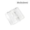 2 Pcs Clear Folding Door Hinges  Transparent AcrylicABS Cabinet Hinges For Furniture Doors Foldable 7