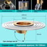 Universal Shower Floor Drain Backflow Preventer Plug With AntiOdor Filter Fast Drainage Insert For  7