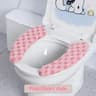 Thick Plush Toilet Seat Cushion Cover  Washable NonSlip OverRim Toilet Lid Pad For Warm Comfort All 7
