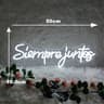 Siempre Juntos LED Neon Sign  Spanish Always Together Wedding  Engagement Wall Decor Light Romantic 6