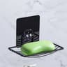 Stainless Steel Soap Holder With Suction Cup  PunchFree Wall Mounted Soap Dish Rack Drain Design Lu 13