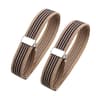 Mens Sleeve Garters NonSlip Elastic Arm Bands  StripePlaid Shirt Sleeve Holders For Groom Office  F 7