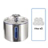 Stainless Steel Cat Water Fountain  Automatic Pet Water Dispenser For Cats  Dogs Quiet Flow Bowl 8