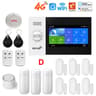 PGST PG107 4G WiFi Home Security Alarm System  43 In Touch Screen Wireless Burglar Alarm Works With 19