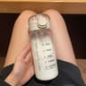 Transparent PC Plastic Sports Water Bottle With PopUp Bounce Straw Leakproof OneClick Lid DropResis 7