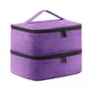 DoubleLayer Nail Polish Storage Bag 30 Compartments  Portable Nail Care Organizer Case For Essentia 11