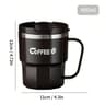 WORTHBUY 304 Stainless Steel Insulated Coffee Mug With Lid  Handle  Double Wall Reusable Travel Cup 6