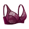 SheerSculpt Deep V Lace Underwire Bra  UltraThin Plus Size Unlined Lingerie BF Cups 7