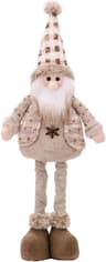 Adjustable Extendable Christmas Plush Dolls  Santa Snowman  Reindeer Tabletop Decorations 8