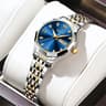 OLEVS Elegant Golden Womens Quartz Watch  Waterproof Stainless Steel Luxury Ladies Wristwatch 6