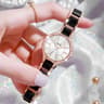 Retro Luxe Diamond Inlaid Womens Waterproof Stainless Steel Quartz Watch 6