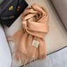 Premium 100 Wool Winter Narrow Scarf  28 Solid Colors Unisex Warm  ColdProof Wrap 10