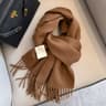 Premium 100 Wool Winter Narrow Scarf  28 Solid Colors Unisex Warm  ColdProof Wrap 11
