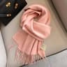 Premium 100 Wool Winter Narrow Scarf  28 Solid Colors Unisex Warm  ColdProof Wrap 20