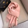 Premium 100 Wool Winter Narrow Scarf  28 Solid Colors Unisex Warm  ColdProof Wrap 22