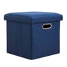 Folding Storage Ottoman Cube  Collapsible Footrest Stool With Padded Lid For Living Room  Dorm 18