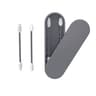 Reusable Silicone Ear Swabs With Travel Case  DoubleHeaded Cleaning  Makeup Correction Buds 8