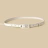 Womens Skinny PU Leather Belt With Vintage Buckle  Thin Dress Waist Belt For Ladies 9