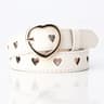 Womens Heart Buckle Pin Belt  Stylish Versatile Waist Belt For Jeans  Dresses 6