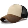 ColorBlock Mesh Trucker Baseball Cap  Breathable FivePanel Adjustable Snapback Hat 6