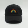 Rainbow Embroidered Adjustable Baseball Cap  Unisex Outdoor Sun Protection Hat 6