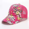 Womens Floral Print Trucker Hat  Adjustable Summer Streetwear Baseball Cap 13