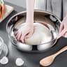 Large Capacity Stainless Steel Mixing Bowl  MultiPurpose Kitchen Prep  Salad Bowl 7