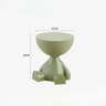 Modern Cream Round Side Table  Minimalist Sofa  Bedside Accent Coffee Table 6