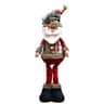 3pcs Christmas Standing Doll Set  Santa Claus Snowman  Reindeer Plush Holiday Decorations 9