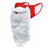 Santa Claus Beard Mask Costume Prop  Red  White Christmas Holiday Prank Mask 6