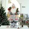 Standing Santa Claus Christmas Figurine  Festive Holiday Window  Table Decoration 11