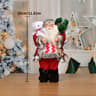 Standing Santa Claus Christmas Figurine  Festive Holiday Window  Table Decoration 19