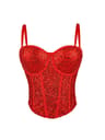 GlamSpark Sequin Camisole Tank Top  Y2K Sexy Club Party Corset Camis For Women 11