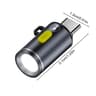 Mini TypeC Rechargeable LED Camping Flashlight  Ultra Bright Waterproof Pocket Torch For Outdoor Ad 8
