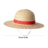 Anime Inspired Straw Hat With Chin Strap  Lightweight Sun Hat For Cosplay Beach  Outdoor Use 6