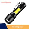 Rechargeable LED Tactical Flashlight  USB Waterproof Zoom Torch With High Lumen Output 6