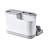 Large Capacity Kitchen Utensil Holder With Drain Tray  MultiCompartment Cutlery  Cutting Board Orga 7