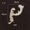 Wood Corner Appliques  Carved Floral Wood Onlays For Furniture  Wall Decor DIY Vintage Trim 17