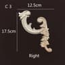 Wood Corner Appliques  Carved Floral Wood Onlays For Furniture  Wall Decor DIY Vintage Trim 20