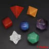 7Piece Platonic Solid Crystal Set  Natural Sacred Geometry Stones For Reiki Chakra Healing  Meditat 17