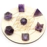 7Piece Platonic Solid Crystal Set  Natural Sacred Geometry Stones For Reiki Chakra Healing  Meditat 19