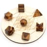 7Piece Platonic Solid Crystal Set  Natural Sacred Geometry Stones For Reiki Chakra Healing  Meditat 20