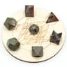 7Piece Platonic Solid Crystal Set  Natural Sacred Geometry Stones For Reiki Chakra Healing  Meditat 26