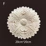 HandCarved Wooden Floral Applique  Decorative Furniture Onlay Accent For Doors Cabinets  Home Decor 18