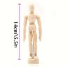 Articulated Wooden Sketch Mannequin  Adjustable Artist Drawing Model For Posing  Desk Decor 6