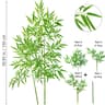 Artificial Bamboo Leaf Branch  Tall Faux Greenery For Home  Office Decor 23