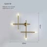 Nordic Cross LED Wall Lamp  Modern Minimalist Line Art Sconce For Living Room  Bedroom Lighting 10
