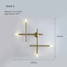 Nordic Cross LED Wall Lamp  Modern Minimalist Line Art Sconce For Living Room  Bedroom Lighting 11